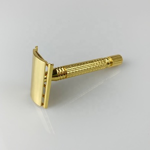 Rasoir droit et lames, <span class=keywords><strong>dollar</strong></span> <span class=keywords><strong>en</strong></span> <span class=keywords><strong>or</strong></span>, de sécurité pour hommes, avec boîte à miroir - Product Image 2