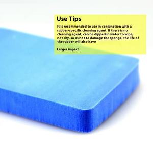 <span class=keywords><strong>Raquette</strong></span> <span class=keywords><strong>de</strong></span> <span class=keywords><strong>tennis</strong></span> <span class=keywords><strong>de</strong></span> <span class=keywords><strong>table</strong></span> en caoutchouc lavable à la poussière éponge bleue douce et délicate avec lingette en coton propre et sans poussière - Product Image 3