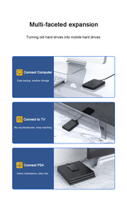Usb 3.0/<span class=keywords><strong>2</strong></span>.0 5gbps <span class=keywords><strong>2</strong></span>.5 inç taşınabilir Sata harici şanzıman kapatma Hdd sabit Disk muhafaza Disk kutusu harici sabit Disk pc için - Product Image 6
