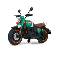 Triciclo para Niños con Simulación de Tablero de Motocicleta, Freno de Pie, Música, Puerto USB