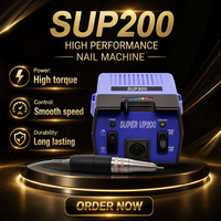 Machine à ongles professionnelle SUP200, 28000 tr/min, stylo électrique pour manucure, ponceuse à ongles, polisseuse pour salon de manucure