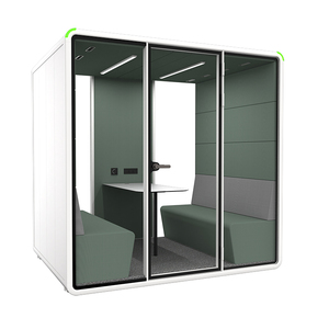 Acoustic Silent Pod Large Size Office Furniture Interview Glass Room Meeting Reception Room <strong>Cubicles</strong> Office <strong>Phone</strong> Calling <strong>Booth</strong> - Product Image 2