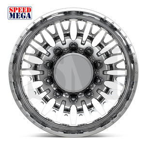 ล้อฟอร์จขอบลึกแบบออฟโรด 4x4 พร้อมฝาครอบแบบลอยตัว ขนาด 24x12 24x14 26x14 8x170 8x180 สำหรับรถบรรทุกและรถ Range Rover - Product Image 3