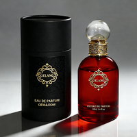 Flacon de parfum personnalisé en usine, 50 ml, 100 ml, flacons de parfum en verre, 30 ml, flacon de parfum vide avec emballage en boîte