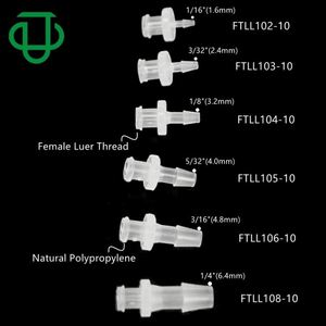 Adaptador de anillo de bloqueo integral Luer macho médico Rosca Luer hembra a conector de lengüeta de manguera Accesorios de tubo Luer - Product Image 4