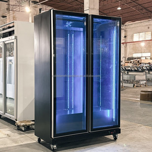 Armoires de présentation et congélateurs à boissons à double porte entièrement vitrées, durables et économes en énergie, pour la vente en gros - Product Image 6
