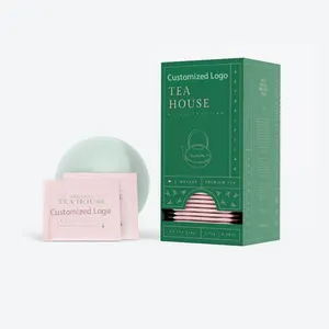 Custom LOGO Coffee Bag Green Tea Packaging Box Sugar Bag Milk Tea Powder Bag Paper Box
