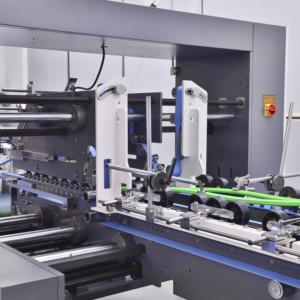 1200 automatica 1450mm arrotolatore PCS-Y raccoglitore 1800MM scatola di cartone ondulata automatica scatole pieghevoli macchinari per incollare - Product Image 6