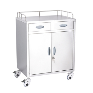Medisch Ziekenhuis Anesthesie Kar Roestvrijstalen Behandeling <span class=keywords><strong>Trolley</strong></span> Behulpzame En Gemakkelijke Crash Cart Fabrikant - Product Image 5