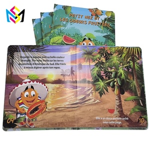 Livre d'histoires <span class=keywords><strong>pour</strong></span> enfants imprimé OEM, <span class=keywords><strong>texte</strong></span> personnalisé, livre cartonné <span class=keywords><strong>pour</strong></span> enfants avec images de plantes tropicales et de dessins animés, taille et contenu personnalisés - Product Image 2