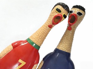 Giocattoli per Cani Personalizzati all'Ingrosso, Lussuosi Giocattoli Ecologici in Gomma a Forma di Pallone da Calcio e Pollo, Interattivi e Sonori per Cani - Product Image 3