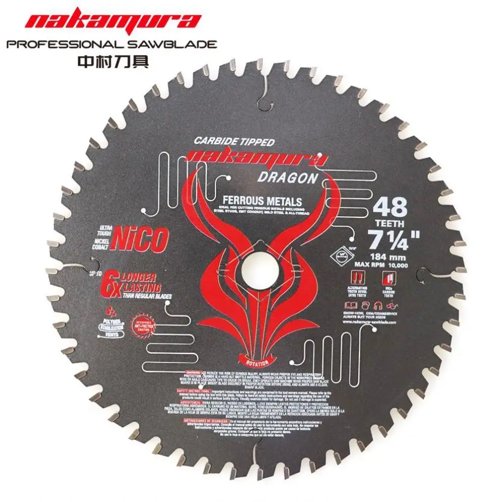 Tct Diameter Woodworking Tools Blades Circular Chip Saws Dust Collecting Saws