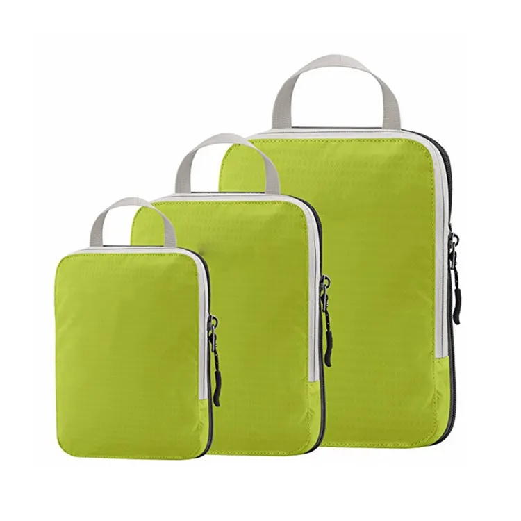 2023 Three Piece Cube Set Receive Bag Compression Packing Cube For Travel