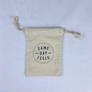 Sac en coton réutilisable avec cordon de serrage, logo personnalisé, écologique, recyclable, pour le rangement des bijoux, sacs anti-poussière pour l'emballage - Product Image 6