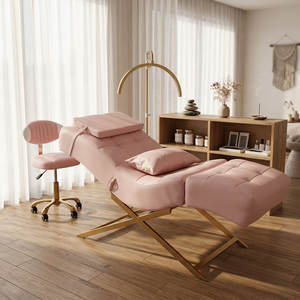 Sillón <span class=keywords><strong>de</strong></span> Salón Moderno <span class=keywords><strong>de</strong></span> Cuero PU, <span class=keywords><strong>Silla</strong></span> <span class=keywords><strong>de</strong></span> Tratamiento <span class=keywords><strong>de</strong></span> Belleza, <span class=keywords><strong>Silla</strong></span> <span class=keywords><strong>de</strong></span> Masaje para Pestañas y Cejas, <span class=keywords><strong>Silla</strong></span> Facial para Spa y Hotel, OEM - Product Image 1