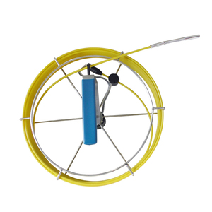 7.8mm sợi thủy tinh 20m/30m/40m/50M cáp theo dõi dây ống rodder rắn đẩy thanh và ống dẫn cáp cho ống cống kiểm tra máy ảnh - Product Image 1