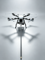 Drone de nettoyage autonome avec système de pulvérisation haute pression, laveur intelligent de bâtiments UAV