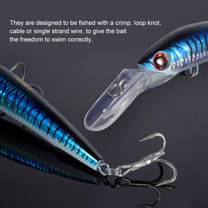NOEBY Trolling Sinking Minnow Fishing Lure 50g/98g Artificial Batis Saltwater Wobblers per Bass - Product Image 6