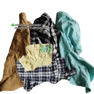 Chiffons industriels à faible peluches Déchets textiles Coton 100% Chiffons de coton Chiffon de nettoyage Serviettes d'entreprise - Product Image 4