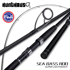 <span class=keywords><strong>Canne</strong></span> à pêche Hunthouse pour bar 2,75 m M MH 2 pièces, <span class=keywords><strong>canne</strong></span> à pêche télescopique en carbone haute résistance avec anneaux Fuji - Product Image 1