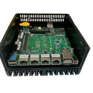 OEM ODM PfSense 1 2 DDR5 4*10G Ethernet 10G I3 I5 I7 NAS เซิร์ฟเวอร์ 4Lan 2*SFP อินดัสเทรียล มินิพีซี รองรับหลายพอร์ต LAN พร้อม SFP H14-8505 - Product Image 2
