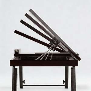 โต๊ะวางโน้ตบุ๊กแบบพับได้ทำจากไม้ไผ่ ปรับมุมได้ ใช้ได้บนเตียง เหมาะสำหรับใช้ในออฟฟิศ - Product Image 3