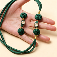 Boutons chinois rembourrés et noués à la main, 3D, pour costumes de mariée, Qipao, Cheongsam, Hanfu, Tang Suit, à coudre sur col mandarin et gilet