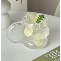 Offre Spéciale – Tasse à Café en Verre Transparent de Haute Qualité, Tasse à Thé en Verre Borosilicate Isolée Thermiquement, Idéale pour Matcha Glacé et Latte – Cadeau Parfait