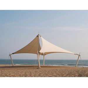 Toldo de Membrana para Paisajismo con Estructura Tensada de PVDF, Diseño ODM/OEM, para Playa o Resort - Product Image 1