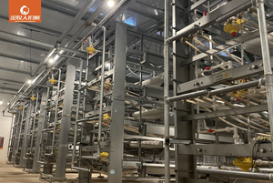 Cage d'élevage de volailles en acier galvanisé à chaud pour l'élevage de poulets à haute densité - Product Image 3