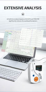 CONTEC TLC6000 CE e certificações 12 canais receptor <span class=keywords><strong>24</strong></span> horas <span class=keywords><strong>ECG</strong></span> gravador <span class=keywords><strong>Holter</strong></span> - Product Image 5