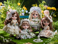 Nueva Muñeca BJD Blithe Princess Vintage Court de 6 Puntos, Articulada, Ecológica, con un Exquisito Atuendo Lolita, en Caja de Regalo para Niñas