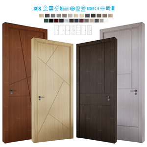 Foshan Yohome Custom Puertas De Interior Madera Bedroom <strong>Wooden</strong> Door Designs Interior Doors for <strong>Houses</strong> <strong>Wooden</strong> Internal Doors - Product Image 5