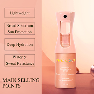 <span class=keywords><strong>Protezione</strong></span> solare personalizzata resistente all'acqua nebbia leggera ad ampio spettro acido ialuronico che evidenzia la <span class=keywords><strong>protezione</strong></span> solare Spf <span class=keywords><strong>50</strong></span> <span class=keywords><strong>Spray</strong></span> - Product Image 5