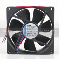 Ventilateur de refroidissement axial 3414 N à faible bruit, 12V 48V DC24V 96mA 2.3W AC EC 9025 90X90X25MM 9CM, grand volume d'air, 2 fils, roulement à billes
