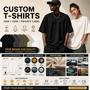 高品質コットンOネックTシャツ メンズ レディース カスタムロゴプリント オーバーサイズフィット カジュアルスタイル 新型モデル 卸売大量供給 - Product Image 5