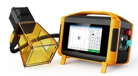 Nouvelle machine de marquage laser CNC compacte refroidie par air pour la gravure de numéro VIN de code à barres en métal avec prise en charge DXF/AI/BMP/PLT