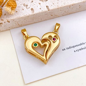 <span class=keywords><strong>BD</strong></span>-D948 Accessoires de la Saint-Valentin à la mode Pendentif en diamant en forme de cœur magnétique Pendentif d'amitié pour couple pour femmes et hommes - Product Image 3