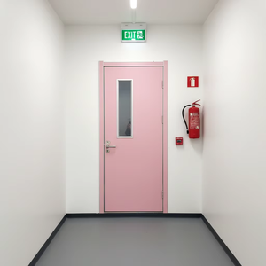 <span class=keywords><strong>Porte</strong></span> coupe-feu en acier ignifuge et étanche avec design personnalisé pour usage résidentiel moderne, applications hospitalières et hôtelières - Product Image 1