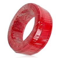 Cable Eléctrico Industrial de Alta Tensión Personalizado, BVR, Cobre Trenzado, Aislamiento XLPO, 450/750V, Resistente al Calor, IEC PNS, para Construcción