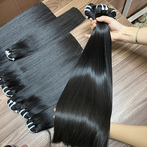 Vente en gros faisceaux de cheveux humains bruts non traités à double tirage, avec un seul donneur, lisses, vente en gros - Product Image 3