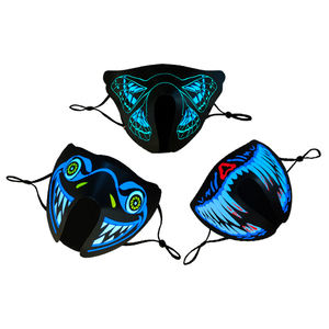 Máscara LED <span class=keywords><strong>de</strong></span> Halloween para Fiestas Nocturnas y Eventos, Máscara <span class=keywords><strong>de</strong></span> Payaso Luminosa - Product Image 1