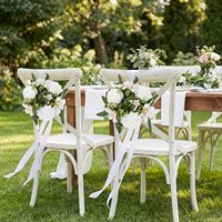 1 couronne de roses artificielles pour bougies de mariage, guirlande florale pour centre de table, fête, mur