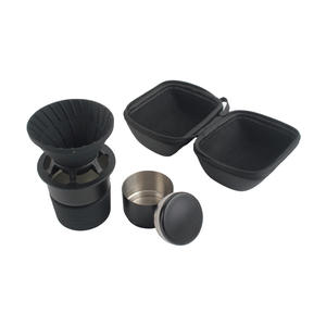 Juego de Cafetera de Goteo Plegable de Silicona, Perfecto para Viajes y Campamentos, Juego de Cafetera de Vertido - Product Image 1