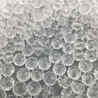 2300 pièces 6X8mm lampe en plastique prisme lustre perles bricolage acrylique roue perles en plastique gemme perles pour la fabrication de bijoux accès à la lumière