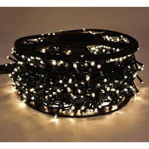1500 Luci LED Natalizie Bianco Caldo con Trasformatore 75+2MT - Product Image 1