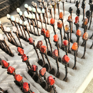 Muỗng trà trang trí hợp kim pha lê nhiều màu, đá pha lê, muỗng cà phê hợp kim, muỗng phù thủy dành cho người mua - Product Image 3