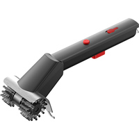 Brosse électrique rechargeable pour le nettoyage des barbecues avec fonction de pulvérisation d'eau, têtes de brosse détachables, batterie 2600 mAh