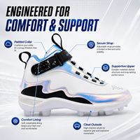 Chaussures de baseball personnalisées OEM ODM pour équipes, avec logo et couleurs personnalisables pour clubs et marques sportives