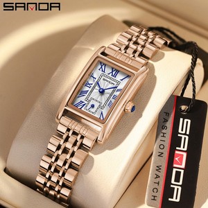 Montre à quartz pour femme Sanda 1116, luxe de niche, chiffres romains minimalistes, étanche, élégante, montre-bracelet pour femmes - Product Image 6
